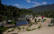 16-Morning tea stop at Little River campsite